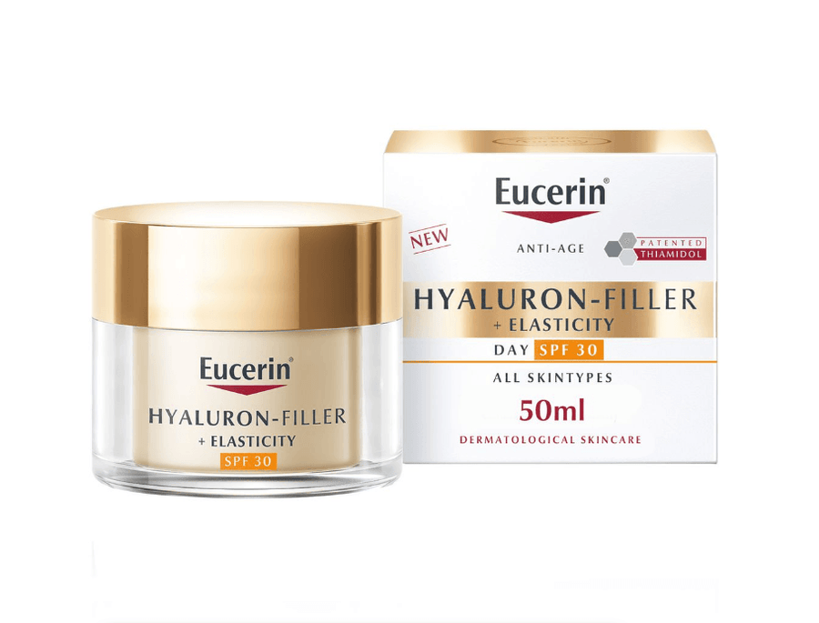 Eucerin Hyaluron Filler + Elasticity Anti-Age Face Day Cream, SPF30, 50ml - Vita Wellness