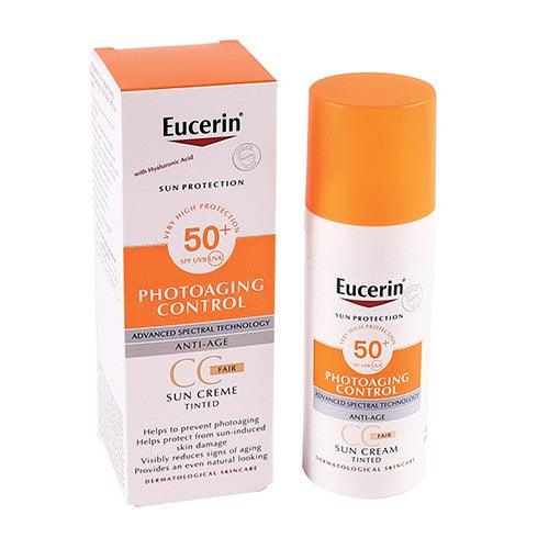 Eucerin Sun Face Tinted Cream Medium SPF50 50ml - Vita Wellness