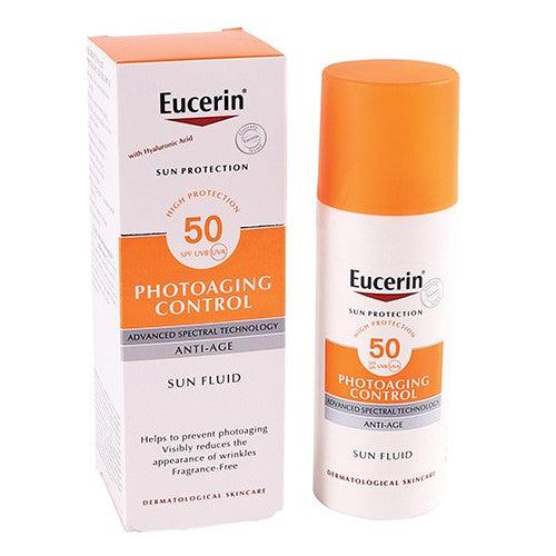 Eucerin Sun Fluid Anti-Age Face SPF50 50ml - Vita Wellness