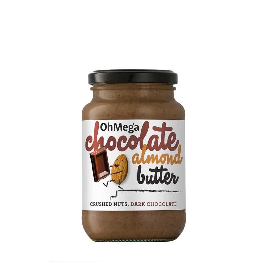 OhMega Chocolate Almond Nut Butter 400g - Vita Wellness