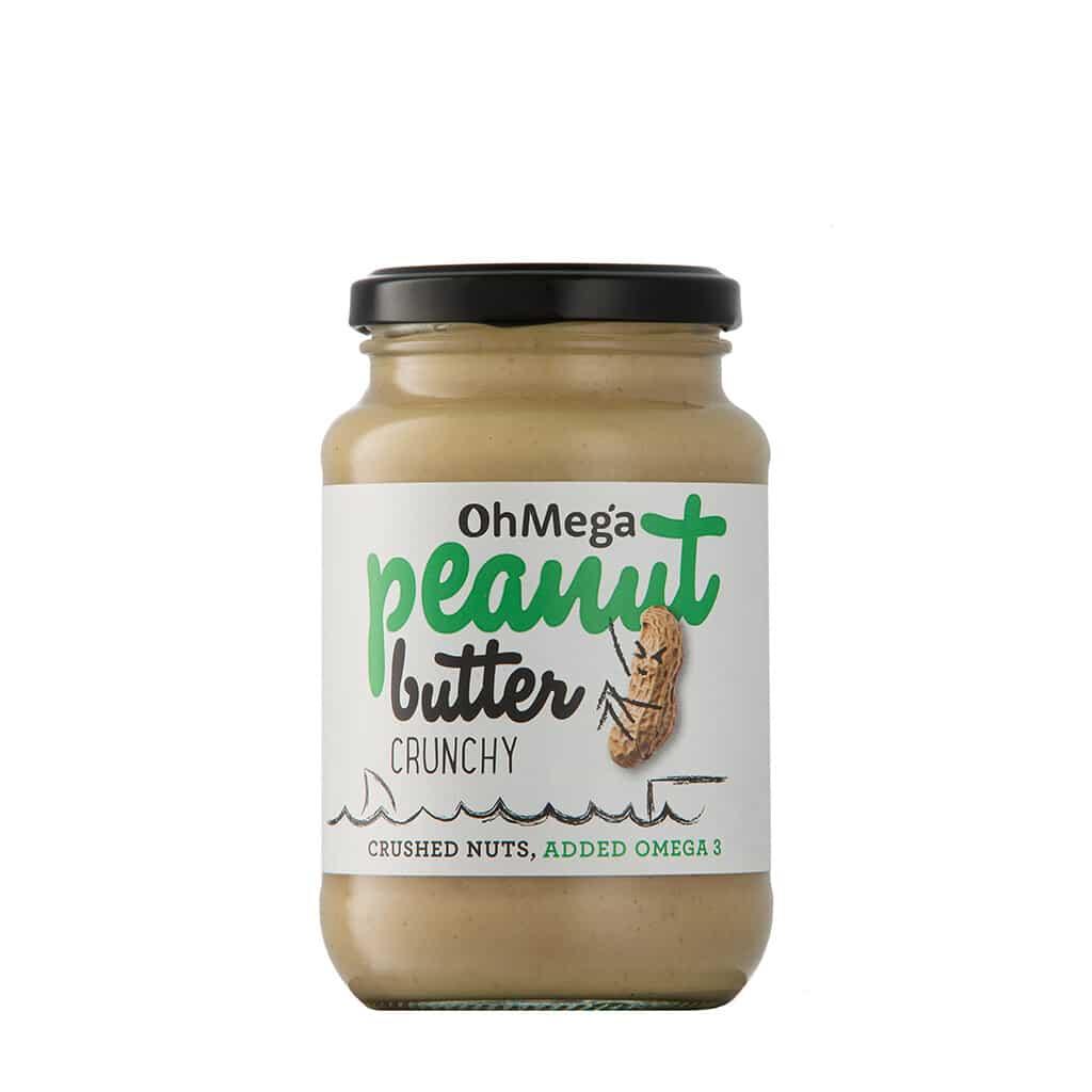 OhMega Peanut Butter - Crunchy 400g - Vita Wellness