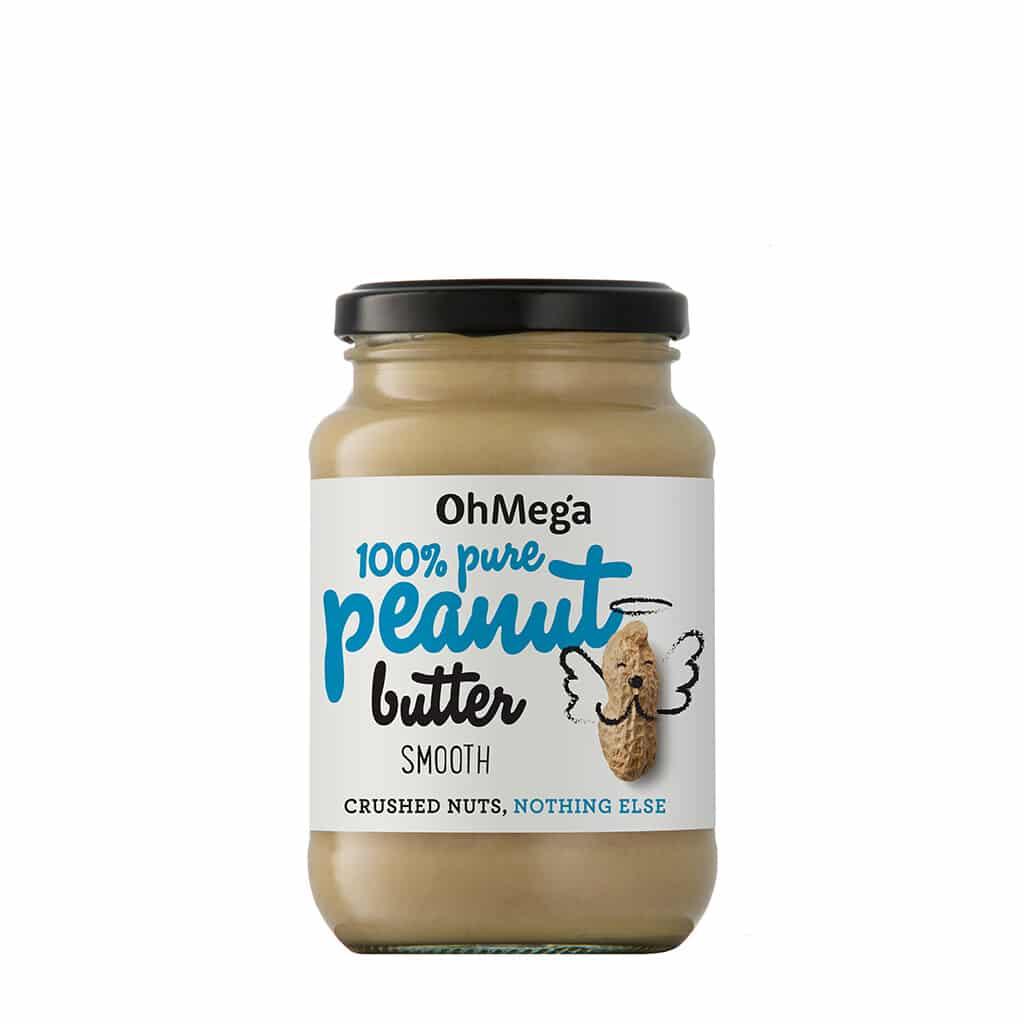 OhMega Peanut Butter – Smooth 100% Pure 400g - Vita Wellness