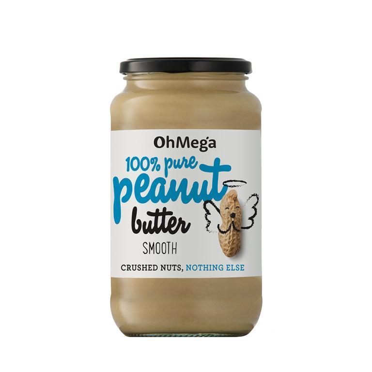 OhMega Peanut Butter – Smooth 100% Pure 750g - Vita Wellness