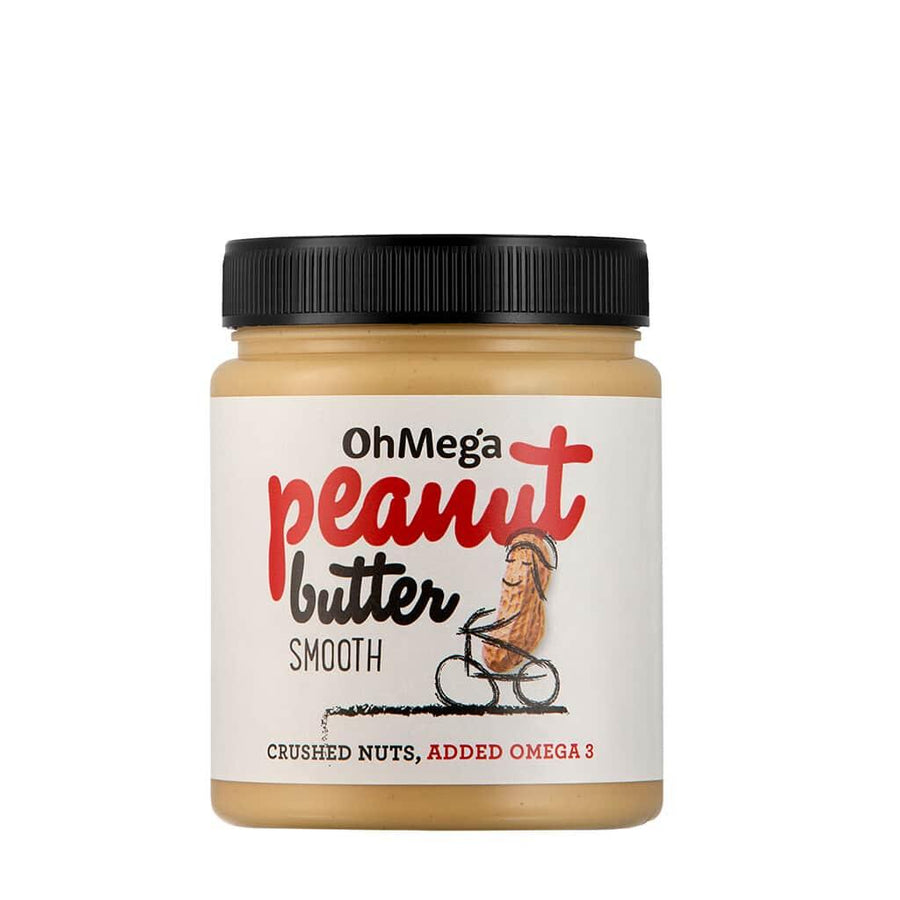OhMega Peanut Butter - Smooth 1kg - Vita Wellness