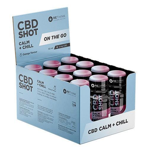 Rethink CBD Calm & Chill Shot 5mg 50ml (Pack Of 12) - Vita Wellness
