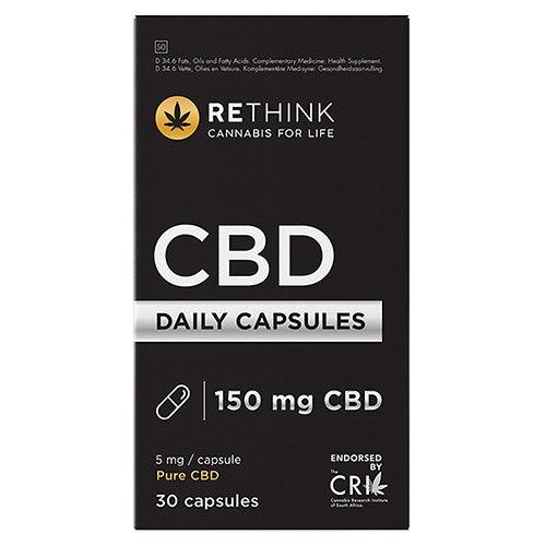 Rethink CBD Daily 150mg 30 Capsules - Vita Wellness