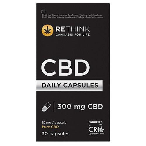 Rethink CBD Daily 300mg 30 Capsules - Vita Wellness