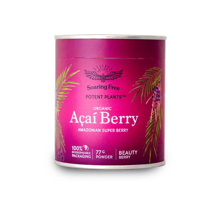 Soaring Free Potent Plants - Acai Berry Powder Freeze Dried (Organic) - Vita Wellness