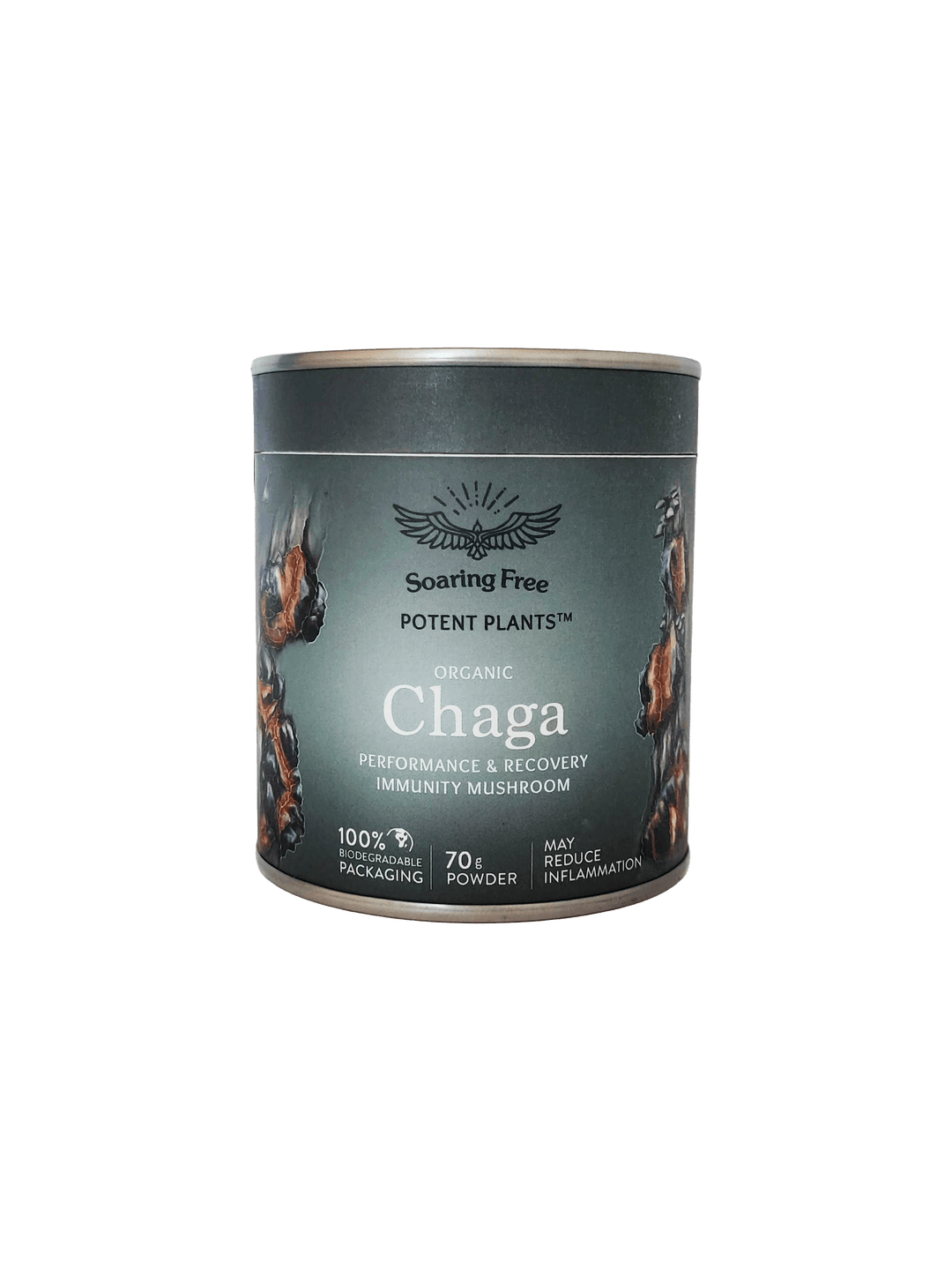 Soaring Free Potent Plants - Chaga Mushroom Powder - Vita Wellness