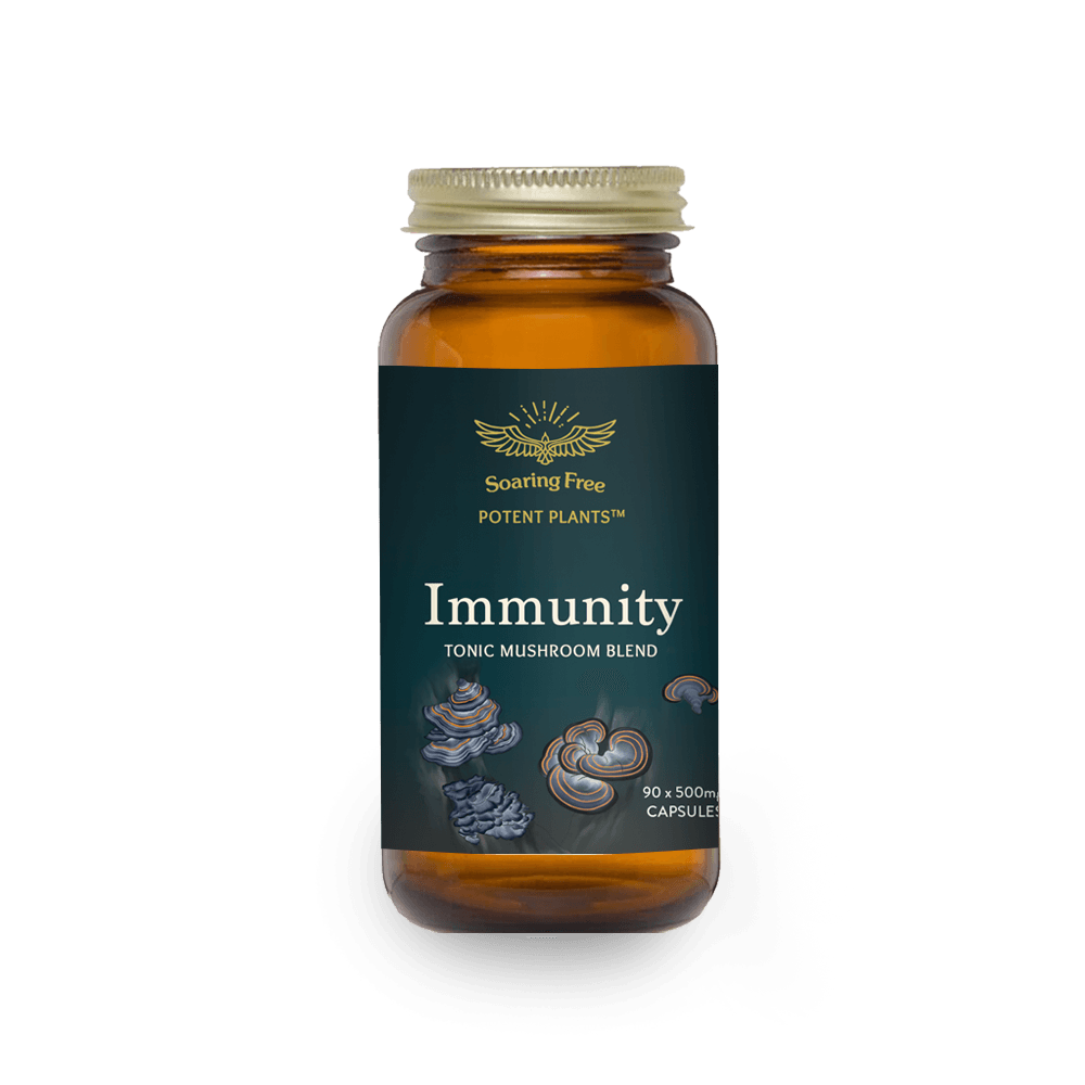 Soaring Free Potent Plants - Immunity Mushroom Blend Capsules - Vita Wellness