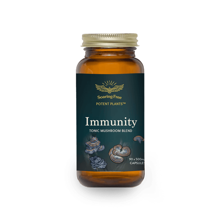 Soaring Free Potent Plants - Immunity Mushroom Blend Capsules - Vita Wellness